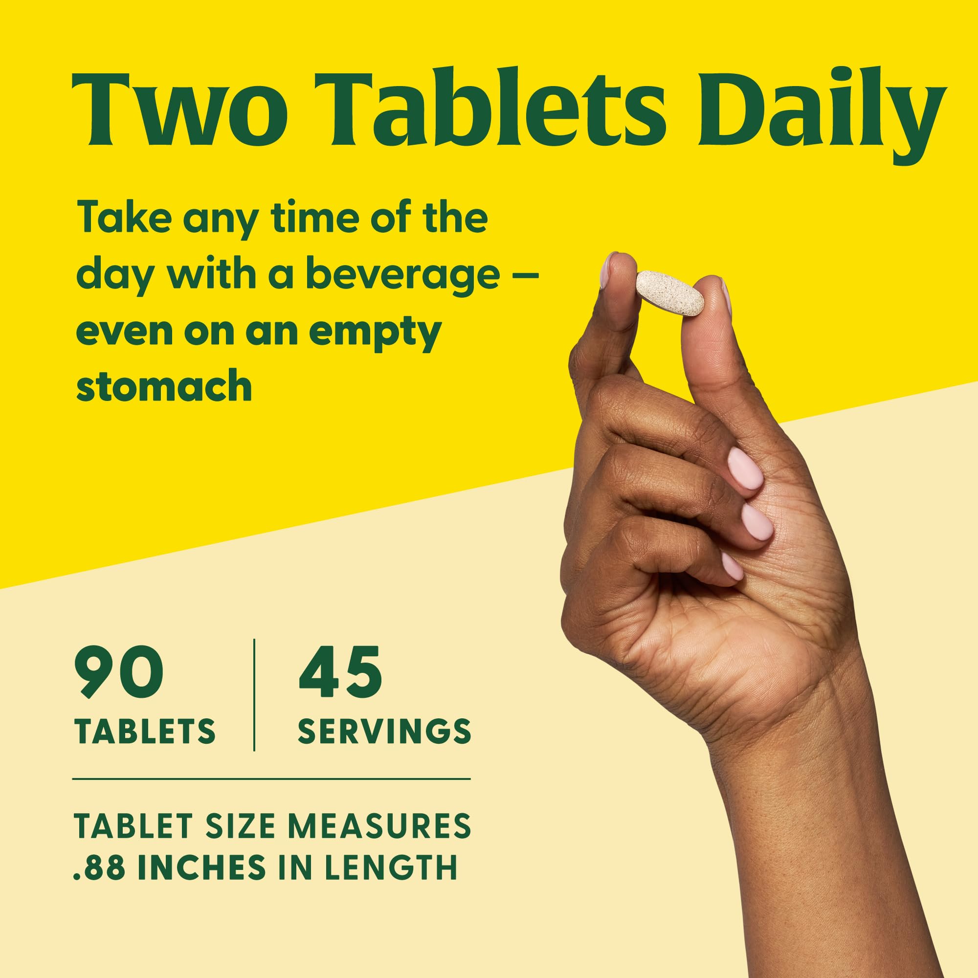 MegaFood Thyroid Strength daily-use packaging on kitchen counter.