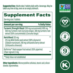 MegaFood Turmeric Curcumin tablets ready for daily wellness support.