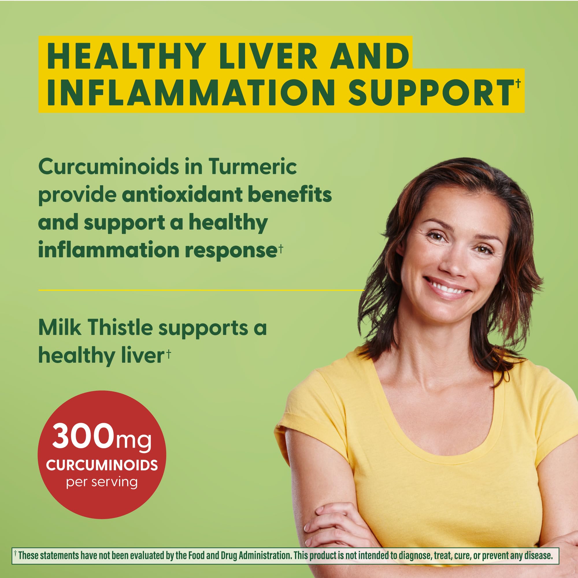 MegaFood turmeric with milk thistle seed extract on label for liver-friendly blend.
