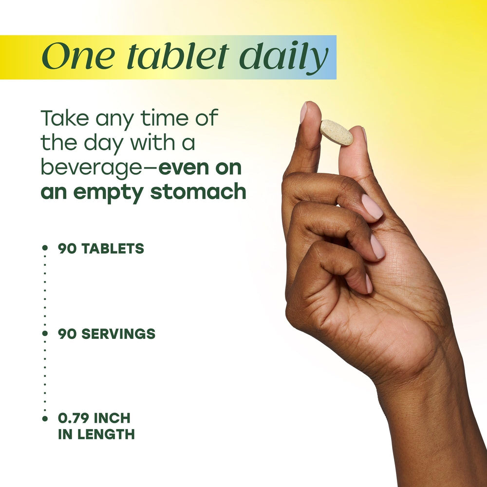 MegaFood vegan label, ideal for vegan daily supplementation.