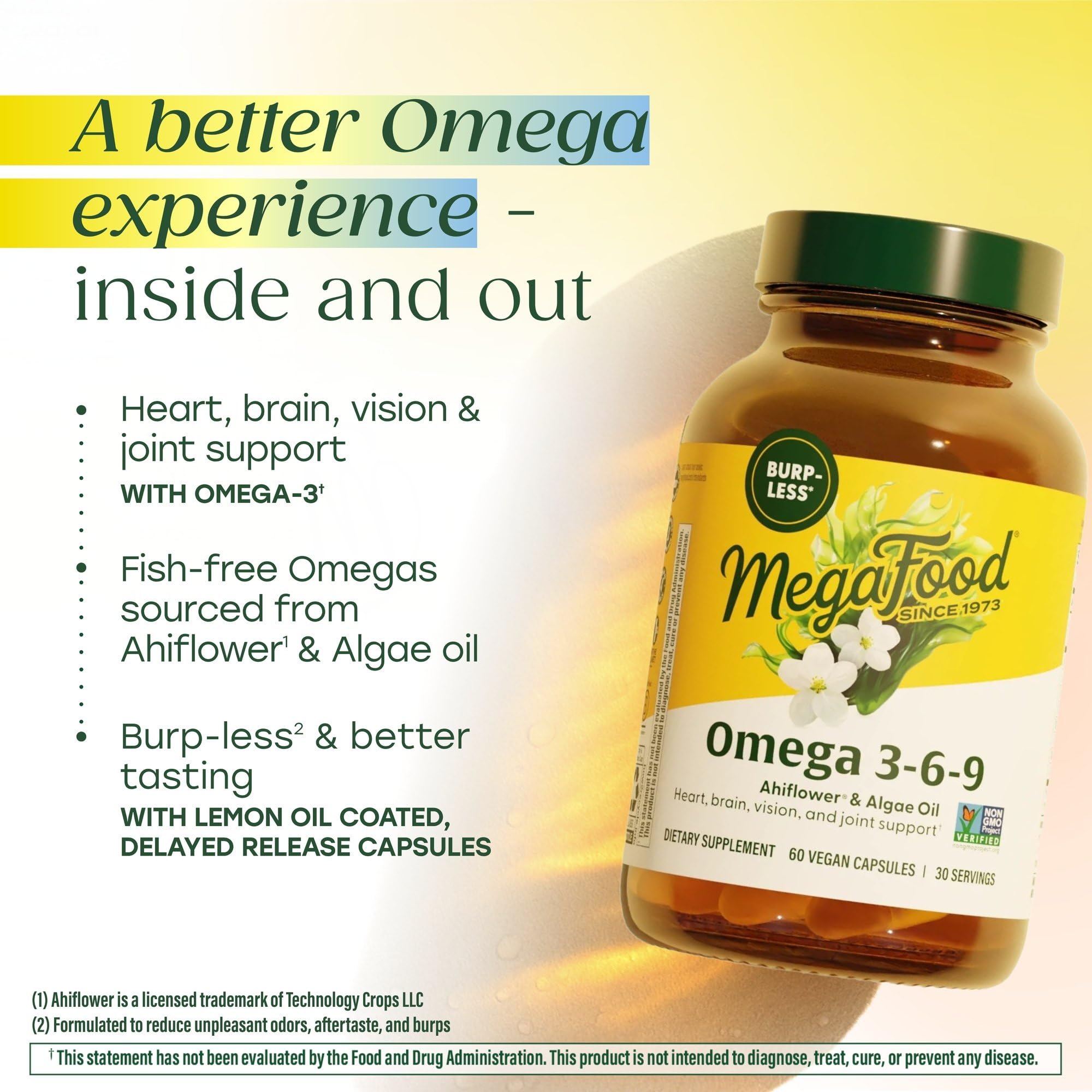 MegaFood lemon-coated capsules reduce aftertaste during consumption