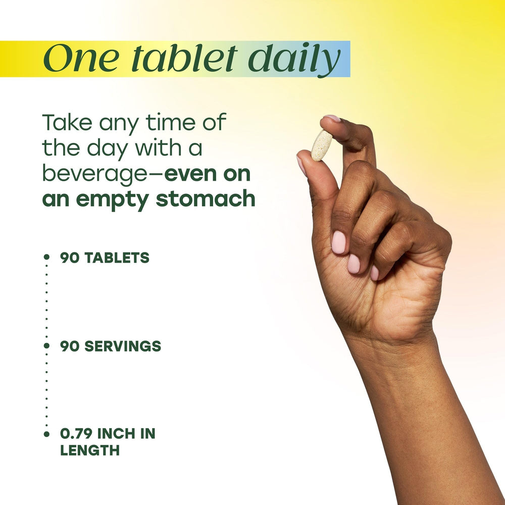 MegaFood Vitamin D3 bottle with easy daily-use directions for taking.