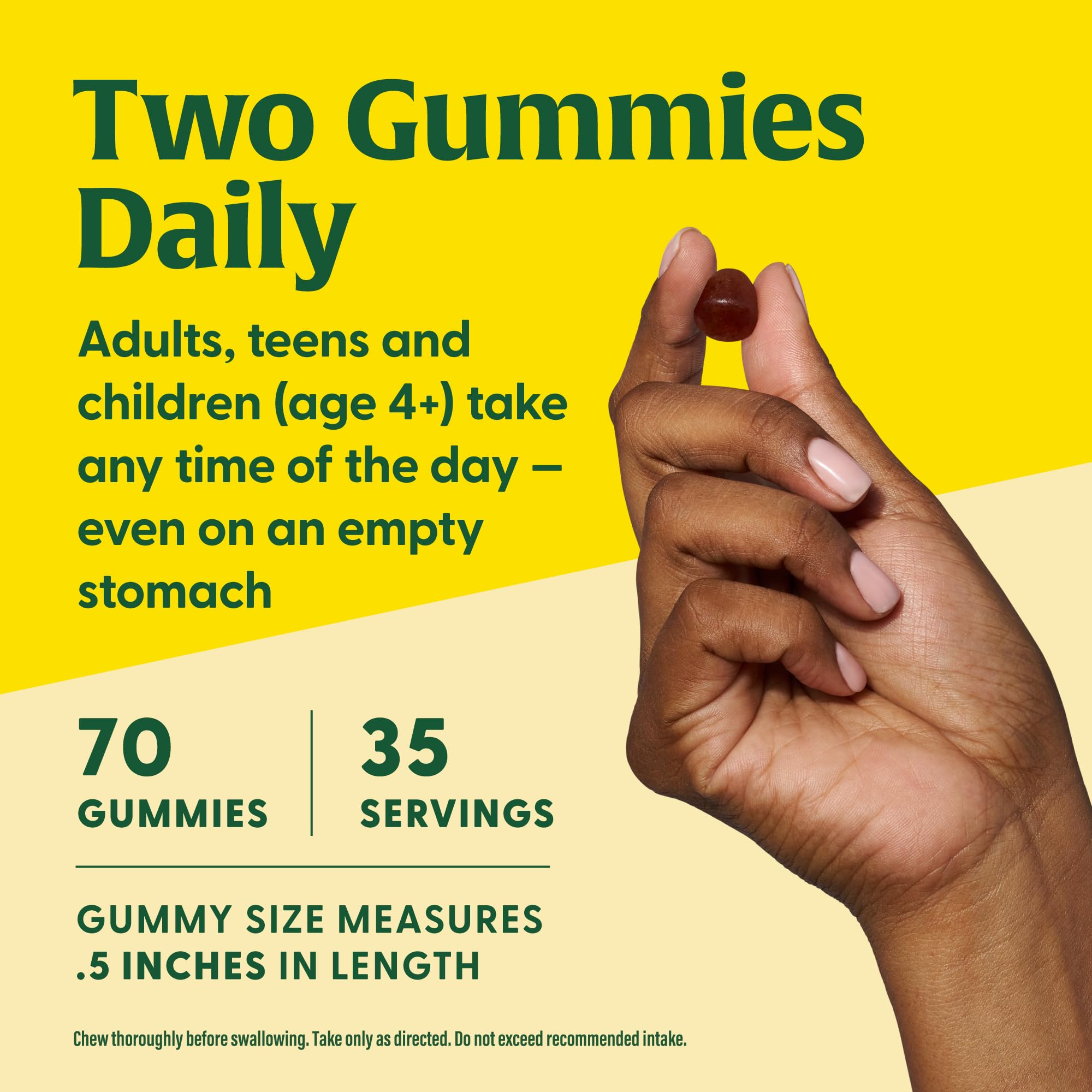 MegaFood Vitamin D3 Gummies packaging seal communicates quality and care
