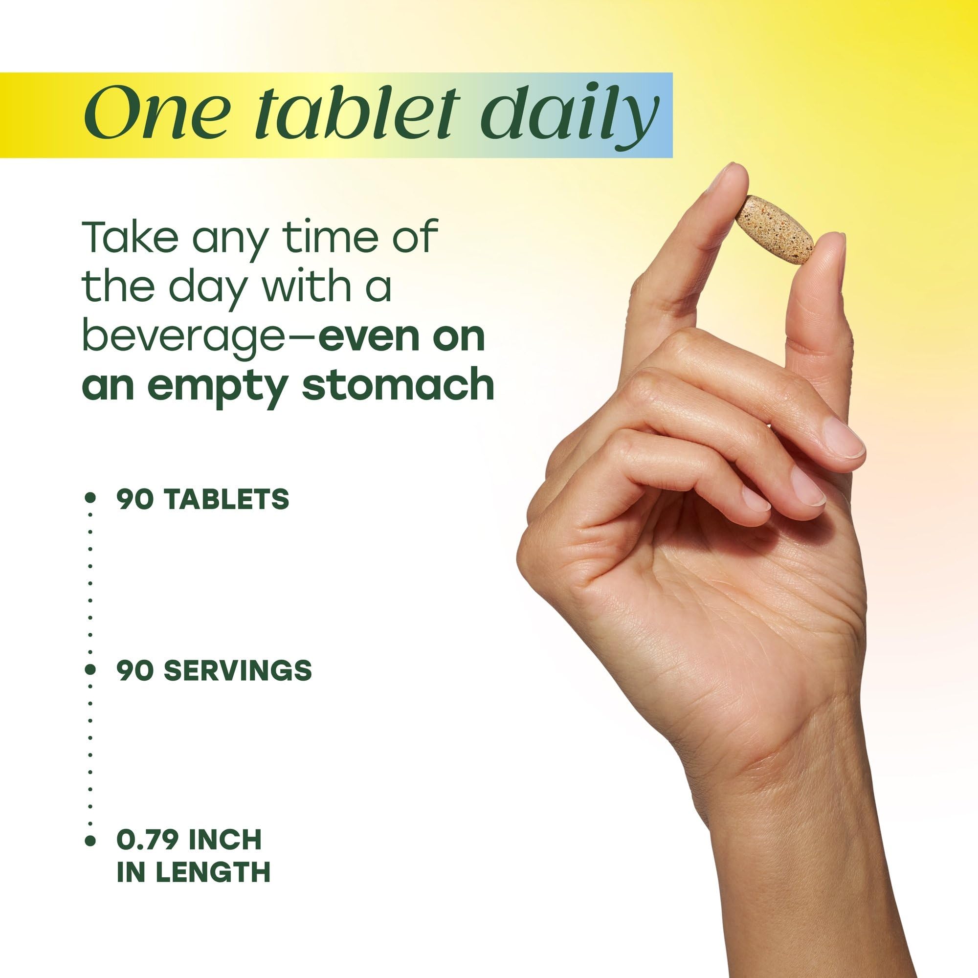 MegaFood Women’s One Daily bone-health emphasis with vitamin D3.