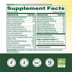 MegaFood women's multivitamin capsules closeup highlighting easy-to-take capsules