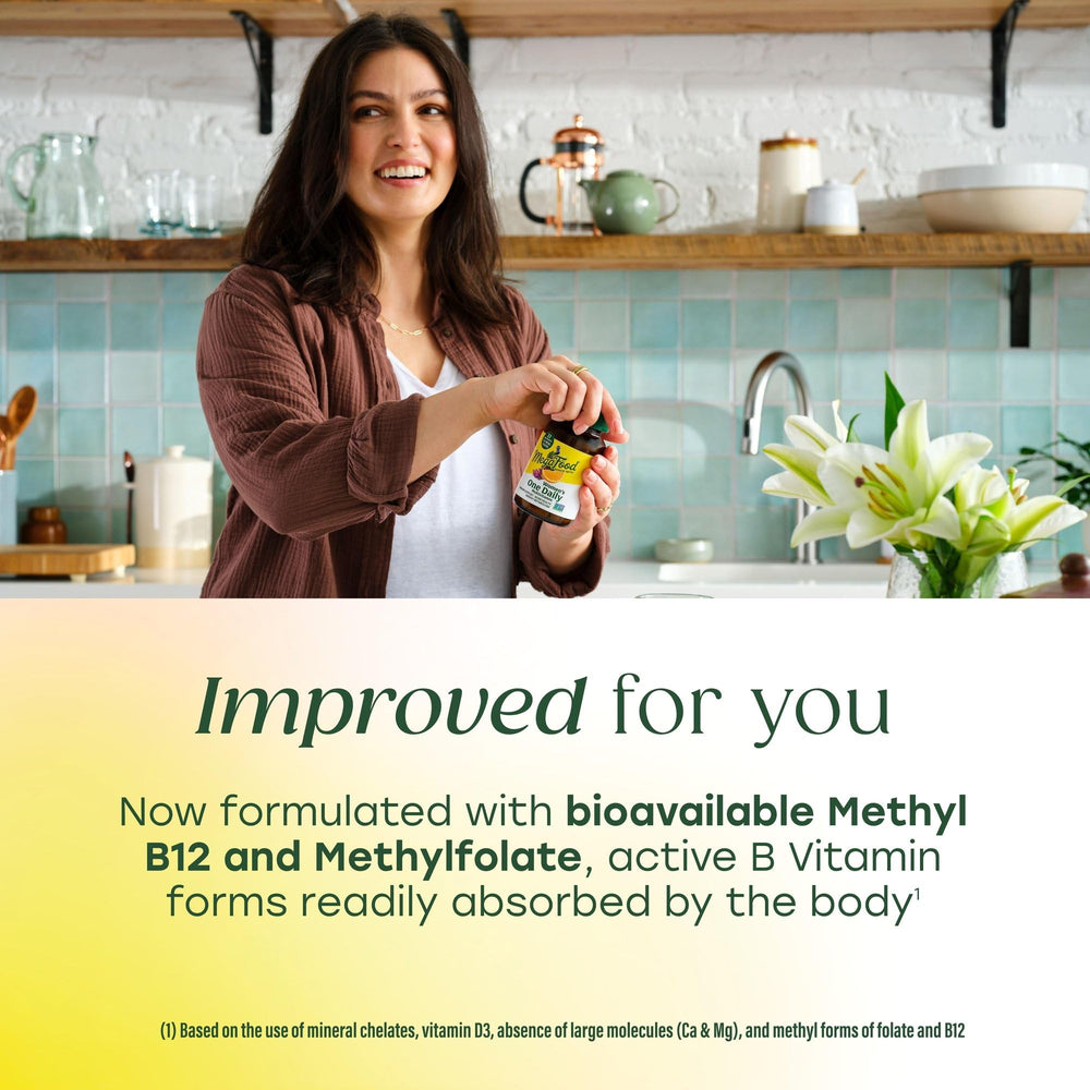 MegaFood Women’s One Daily immune-support focus with vitamin C and zinc.