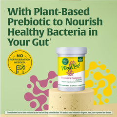 MegaFood Women's Probiotic prebiotic blend emphasizes gut nourishment