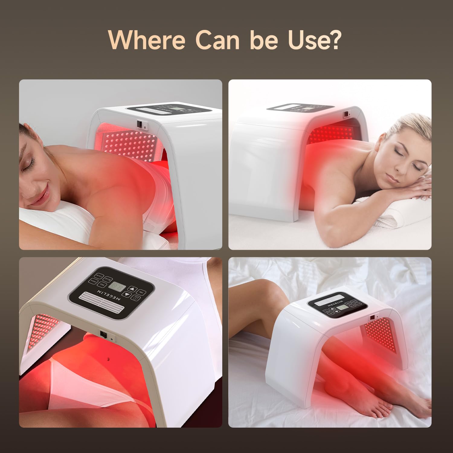 Megelin gift-ready LED therapy device showcased as a stylish wellness gift.