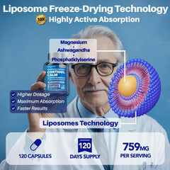 MEGNETA Cortisol Balance ingredients flatlay featuring magnesium, ashwagandha, and L-theanine