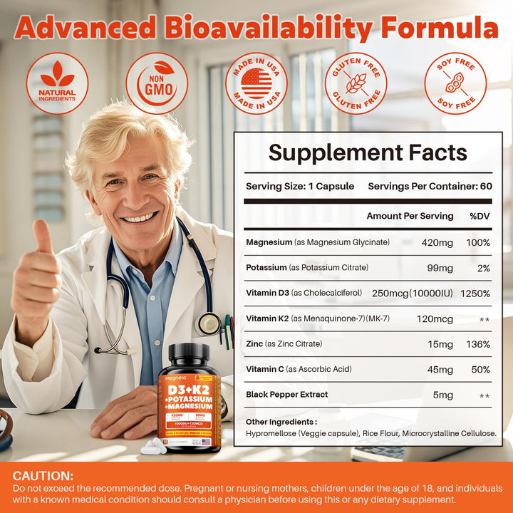 MEGNETA daily routine image illustrating easy supplementation for energy.