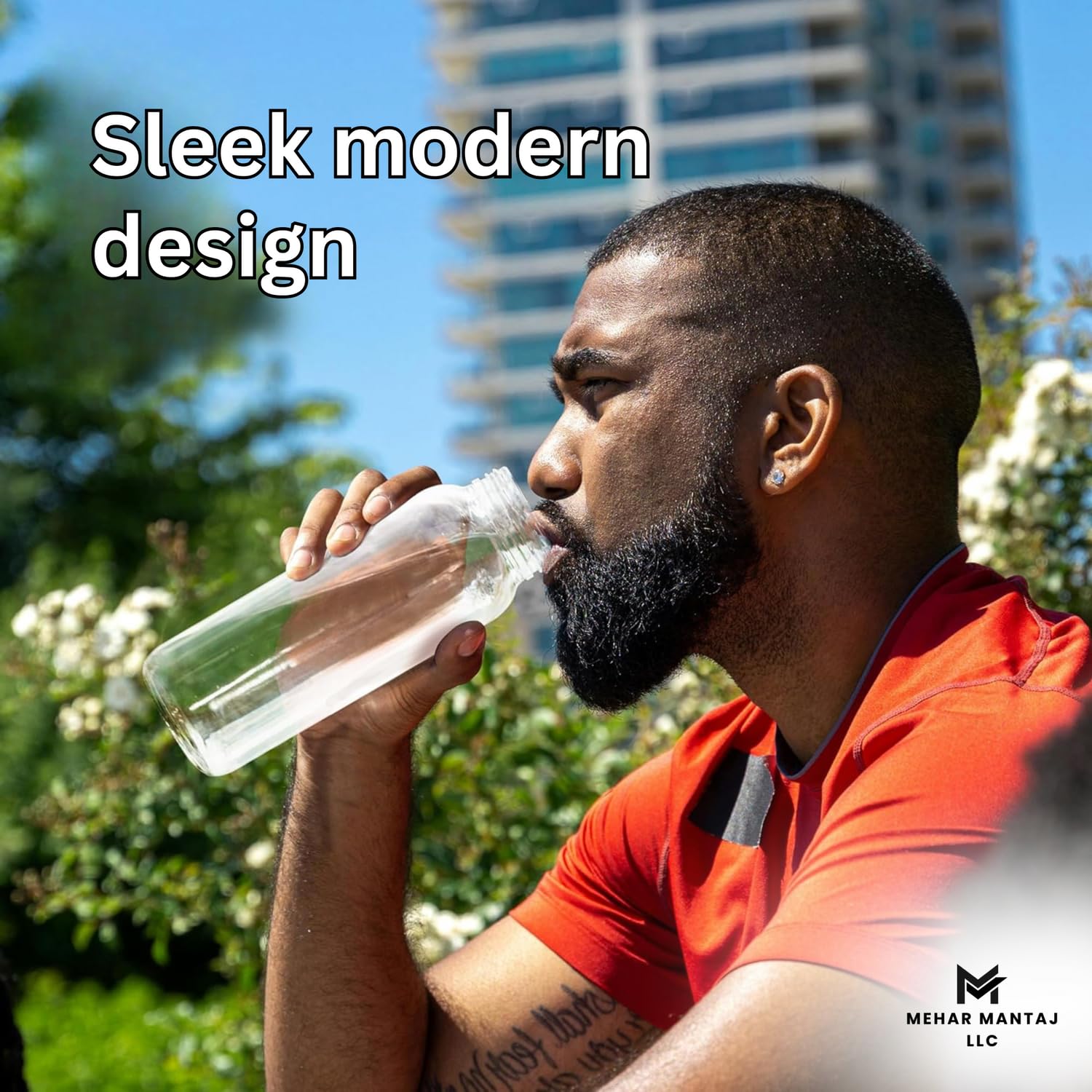 MEHAR MANTAJ glass water bottle wide mouth is easy to clean.