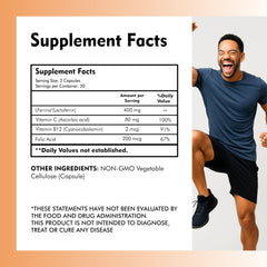 MEIBOTAN lactoferrin capsules in hand for on-the-go immune support