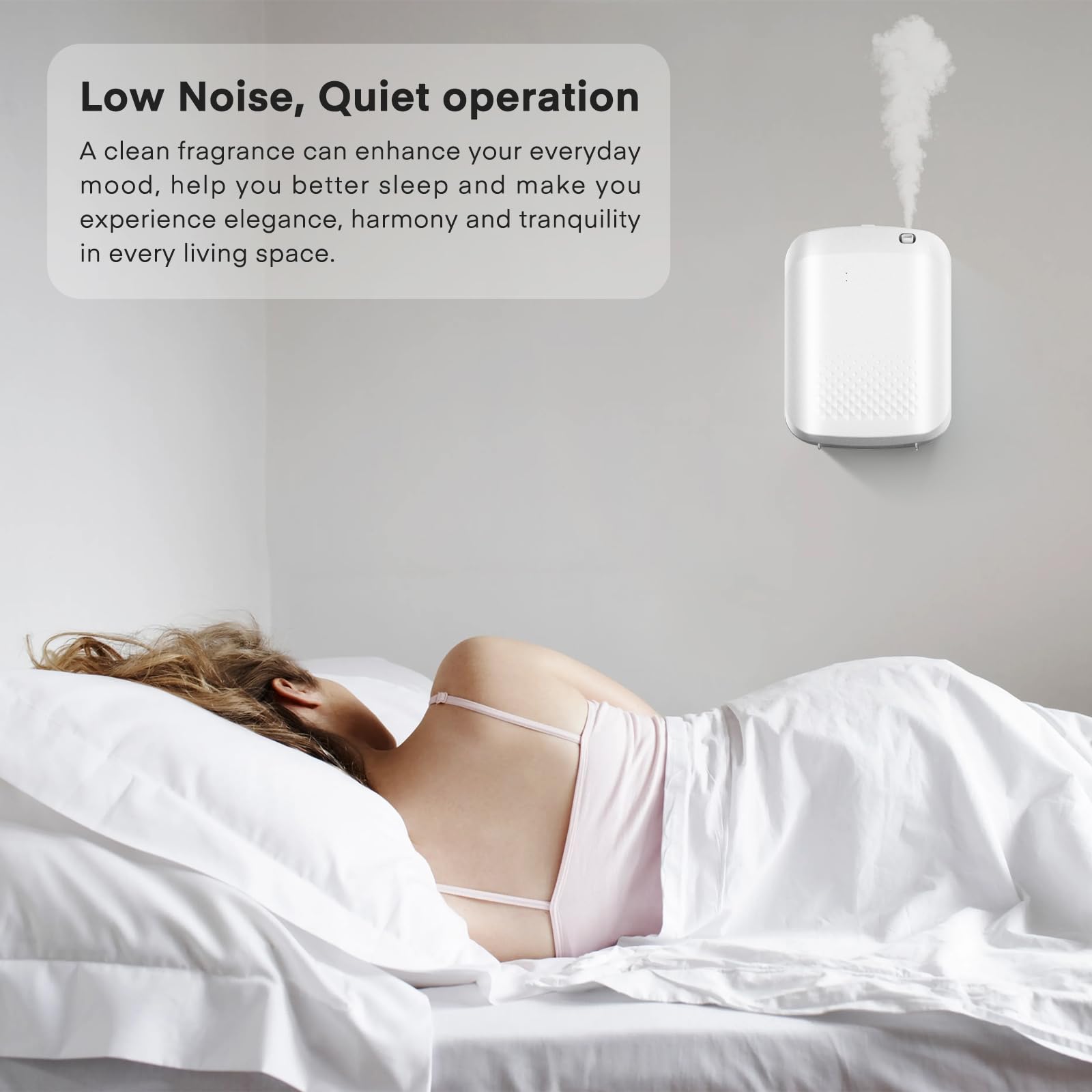 Meifuly diffuser mounted on wall or placed on a desk