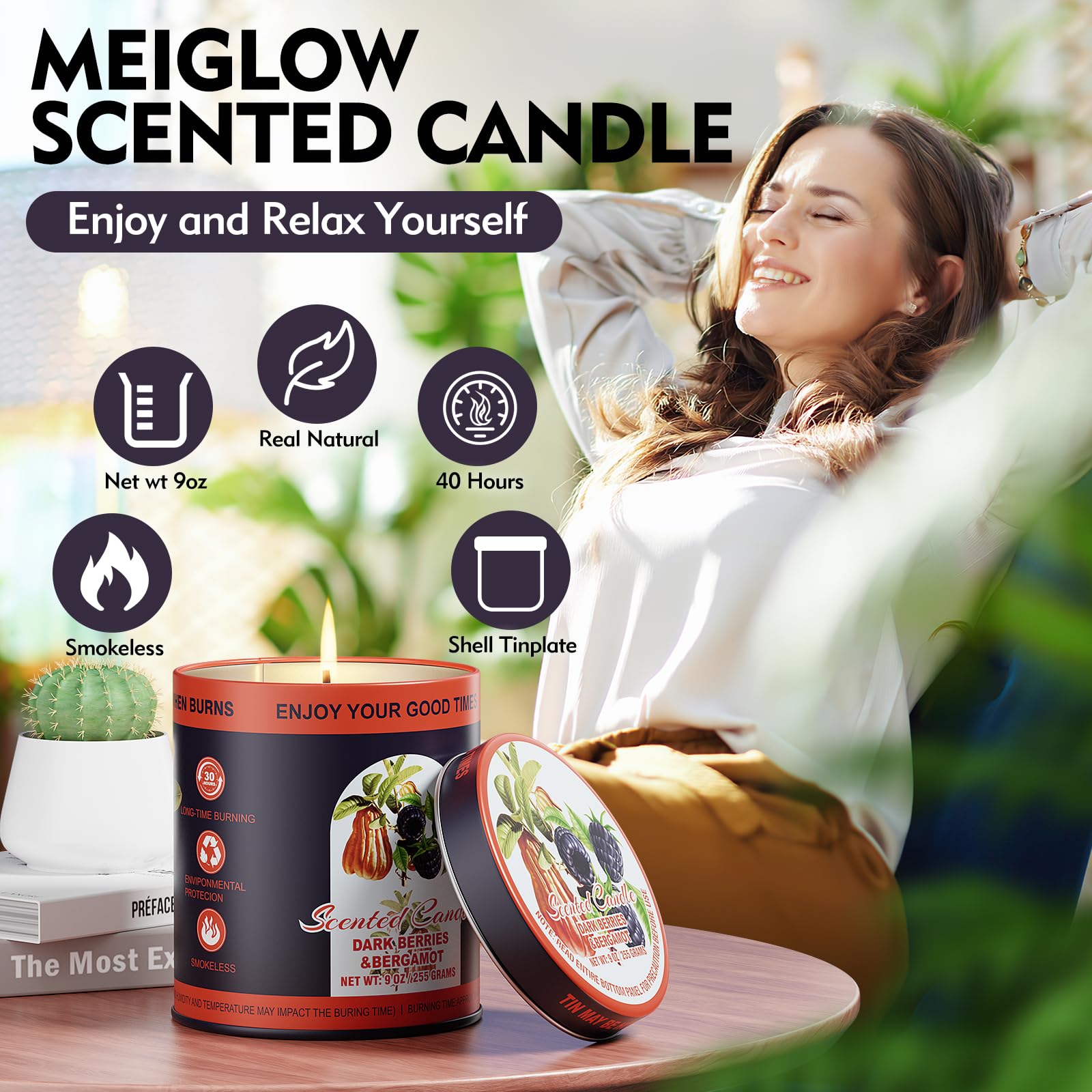 MeiGlow cozy room ambiance with warm, inviting glow.