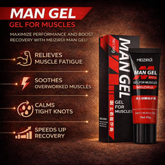 MEIZIRUI Massage Muscle Cream used after a workout on the forearm