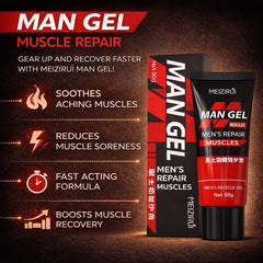 Close-up of MEIZIRUI Massage Muscle Cream's lightweight texture on skin