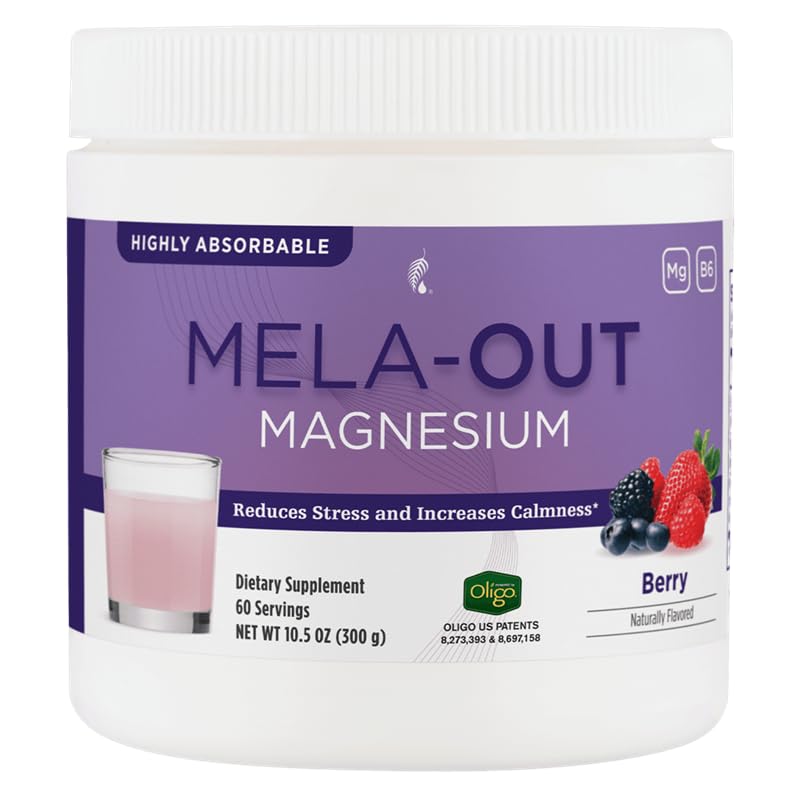 Melaleuca Mela-Out Magnesium bottle for daily relaxation and calmer breathing.