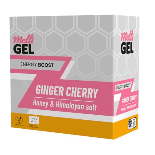 MELLIGEL Ginger Cherry gel closeup showing natural ingredients