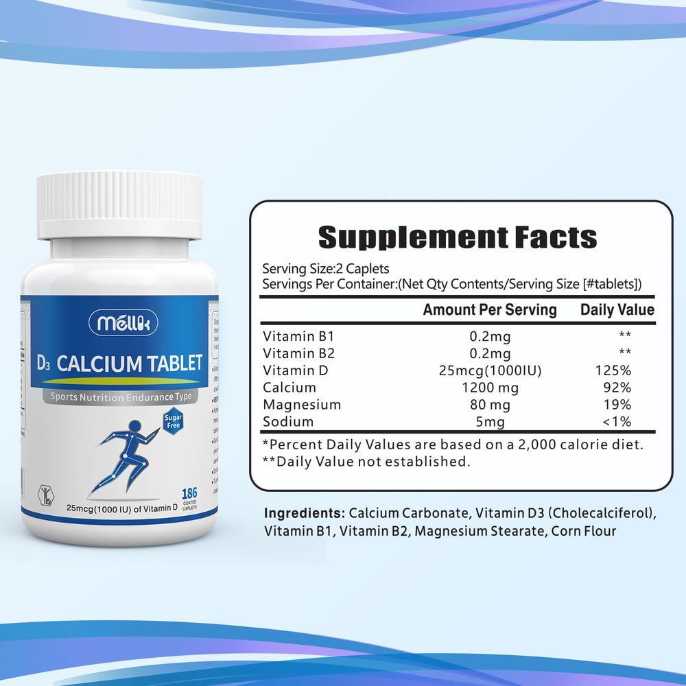 Mellk calcium NSF certification sticker indicating safety standard.
