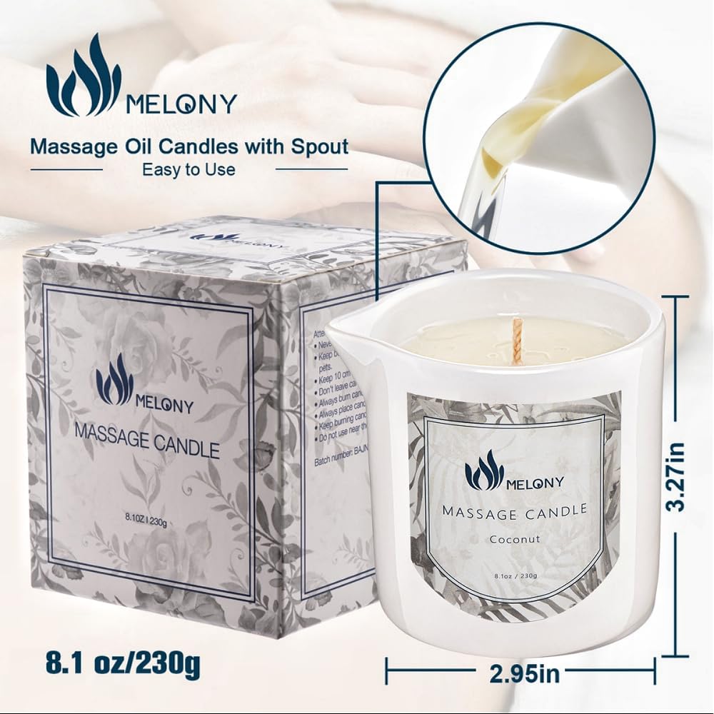 MELONY gift-pack presentation; elegant vegan spa gift idea