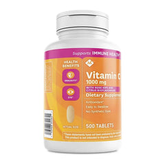 Member's Mark Vitamin C capsules close-up showing capsule texture for easy daily intake