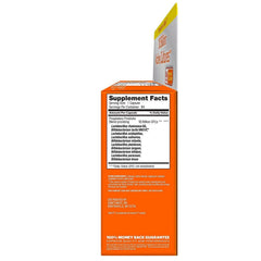 Label close-up highlighting delayed-release capsules and 10 strains for digestion.