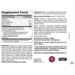 Member's Mark triple-strength glucosamine tablets close-up for joint support