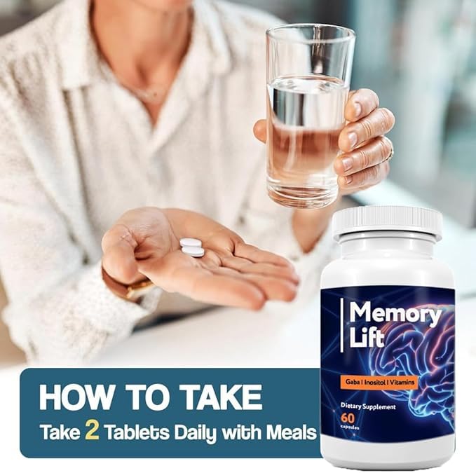 Memory Lift ingredients label highlights GABA and micronutrients