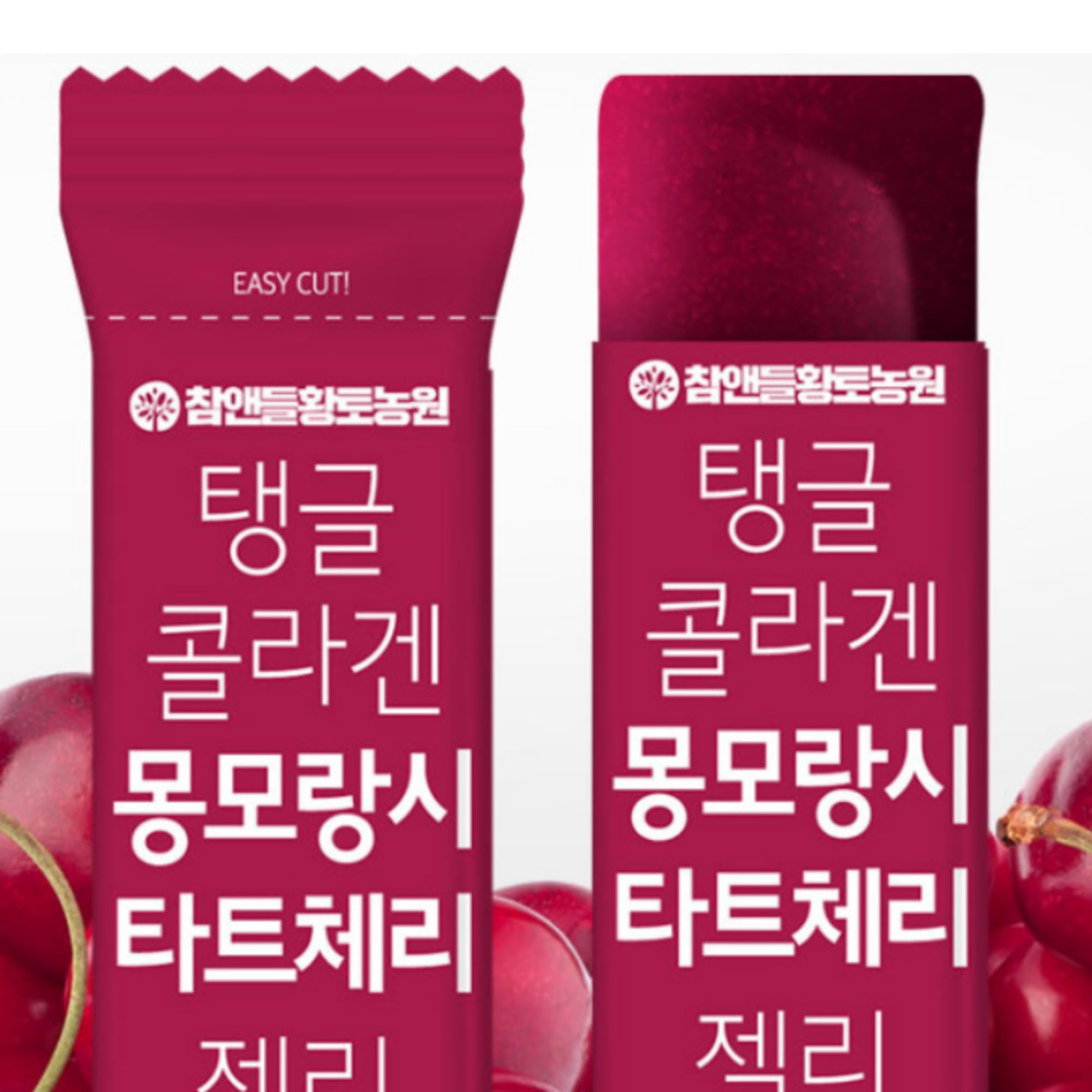 Texture close-up of MENBLY Cham&Deul jelly showing a smooth, glossy finish