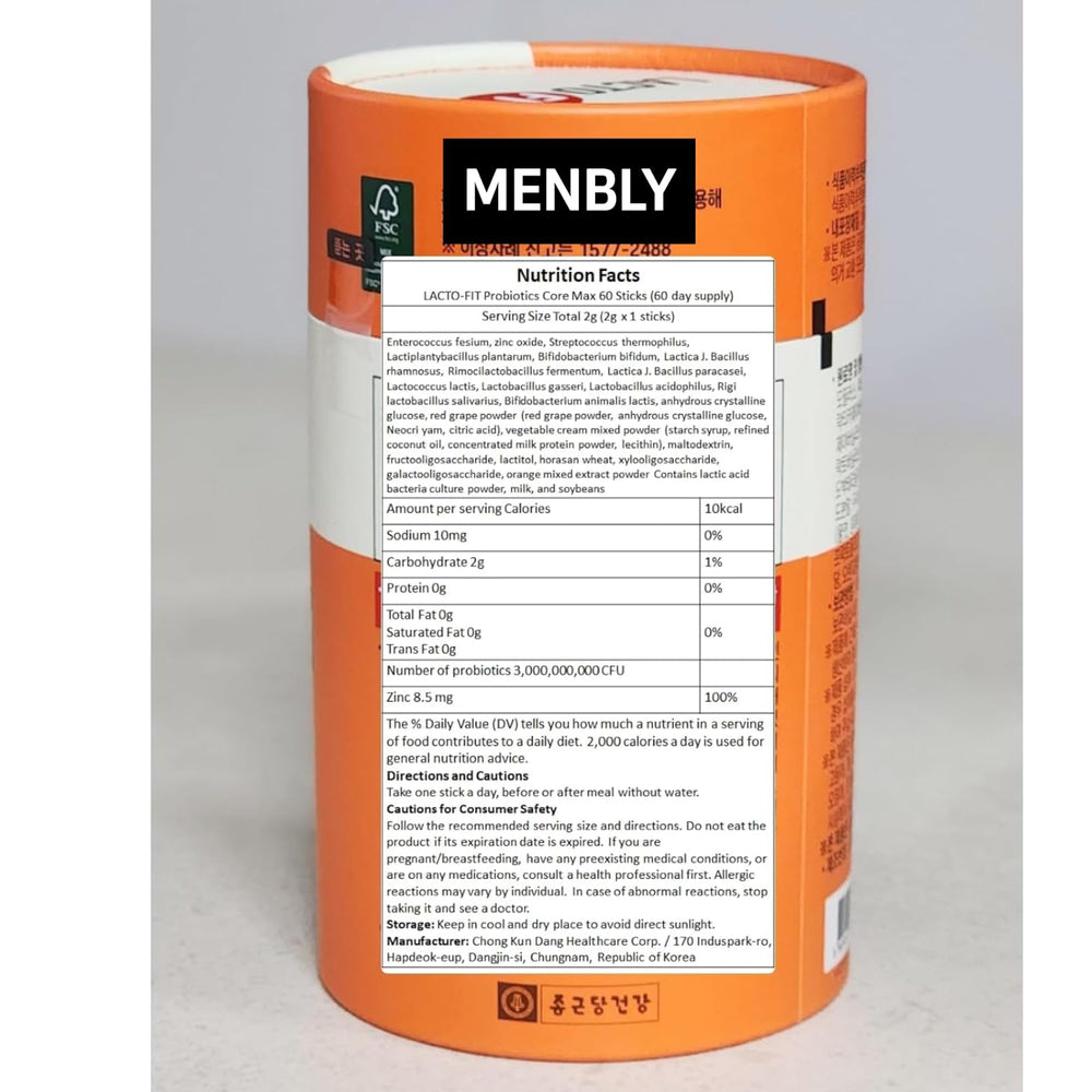 MENBLY Lacto-Fit Core gift-ready packaging positions it as a thoughtful present