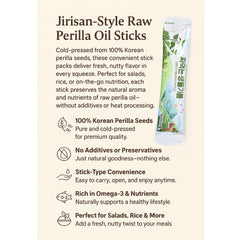MENBLY perilla oil stick pour closeup highlights precise 5ml serving.