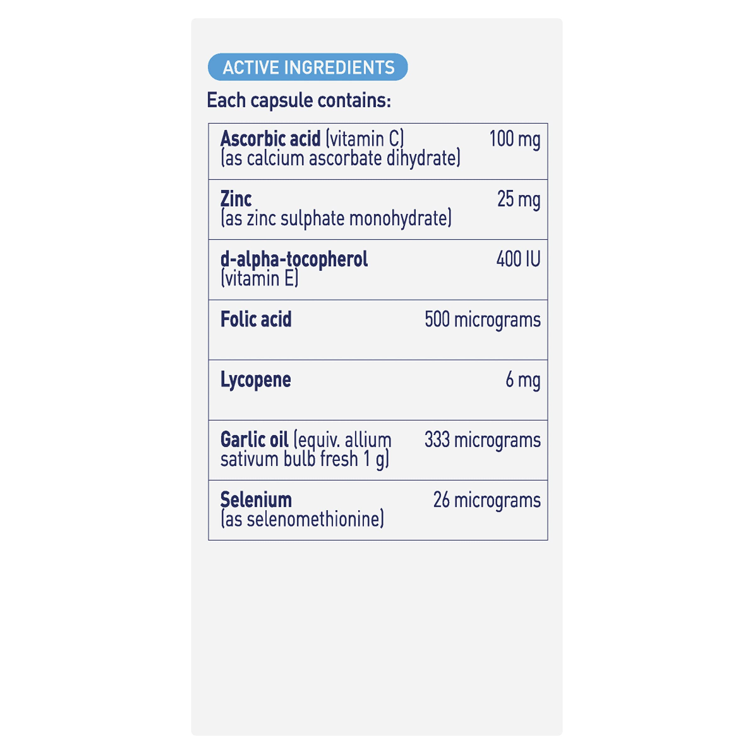 Menevit 90-capsule package on shelf, convenient supply