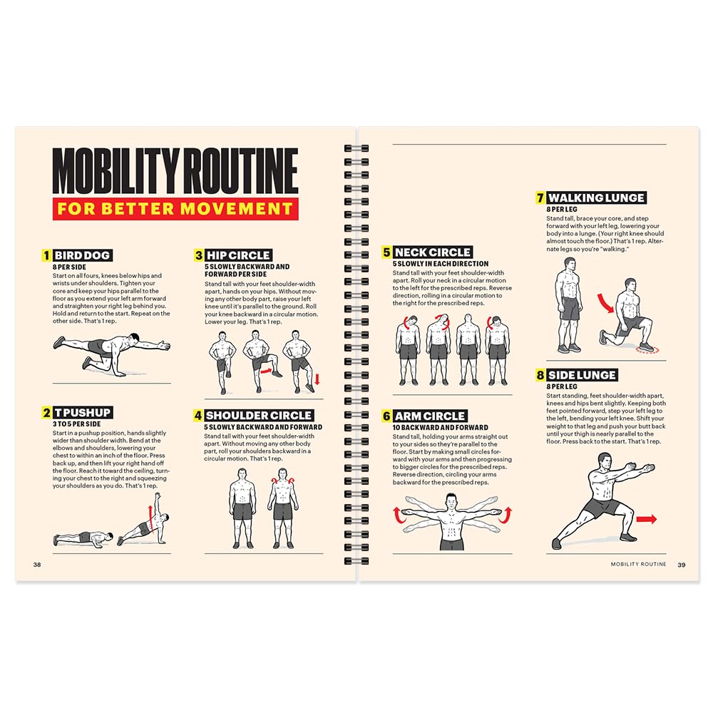 Men's Health 6-Week Lean Muscle Level-Up exercise list features 42 essential moves for gains.