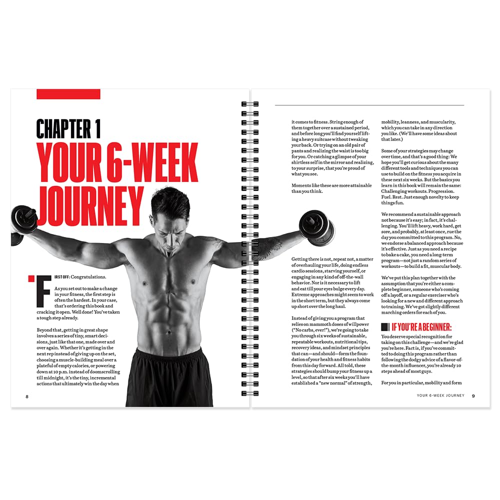 Men's Health 6-Week Lean Muscle Level-Up full-body workout highlights total-body sessions for balanced growth.