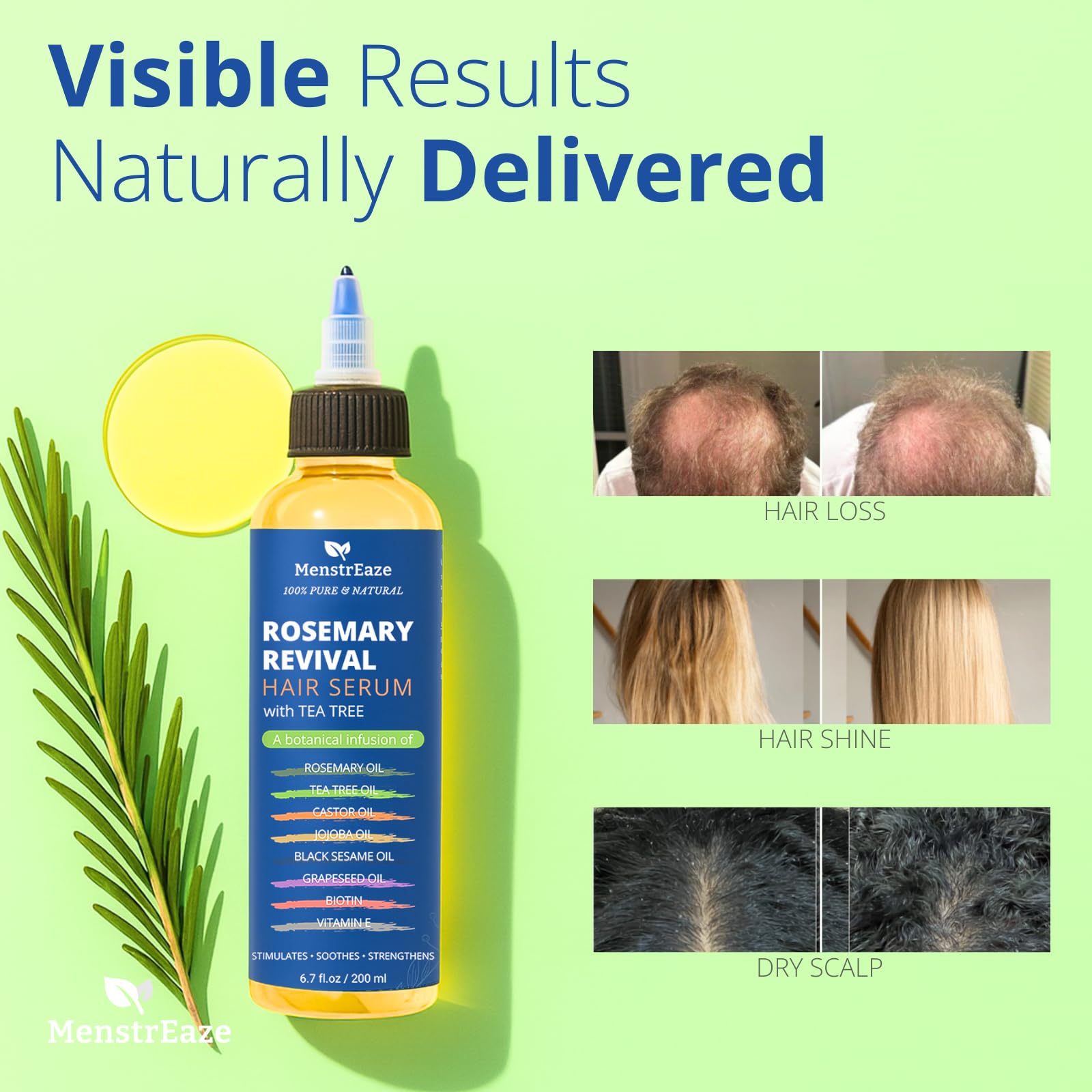 MenstrEaze adjustable applicator enables mess-free scalp care