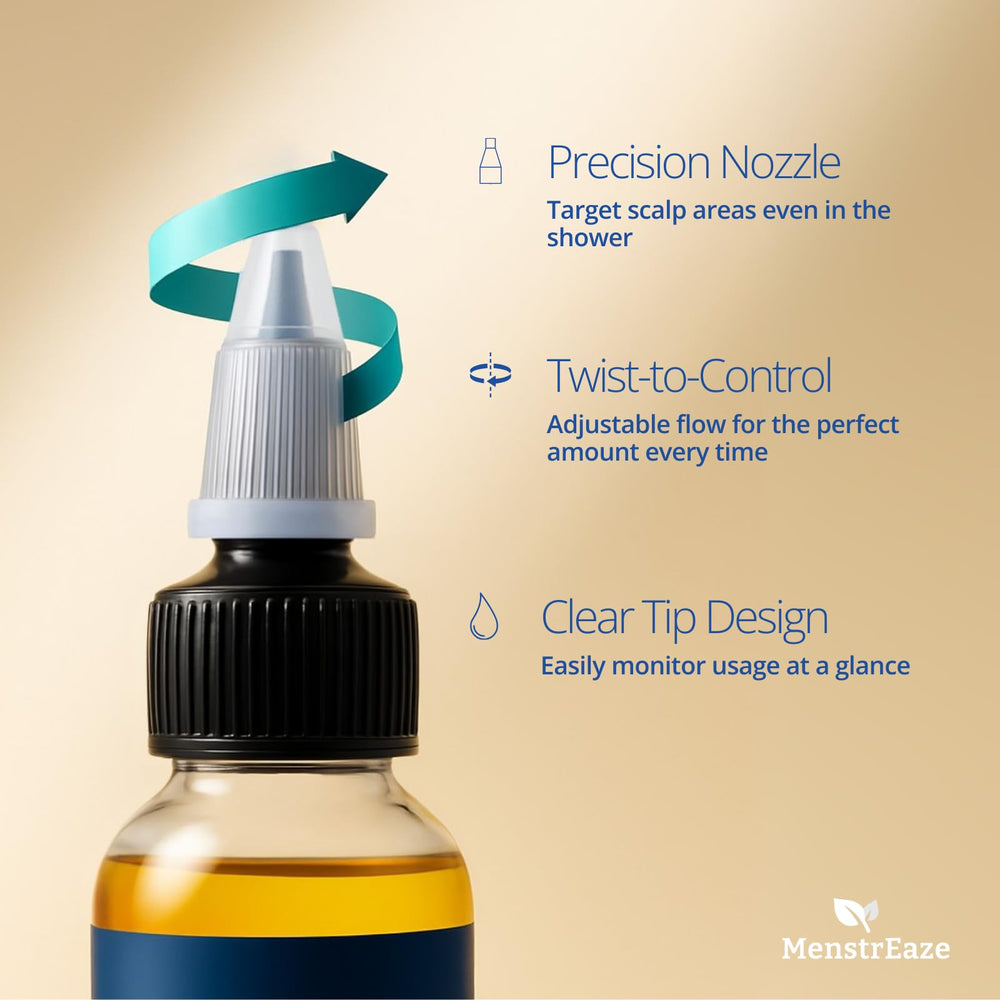 MenstrEaze suitable for all hair types, leaving hair manageable.