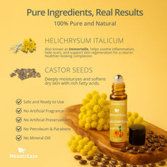 MenstrEaze facial-area application demonstrates even coverage.