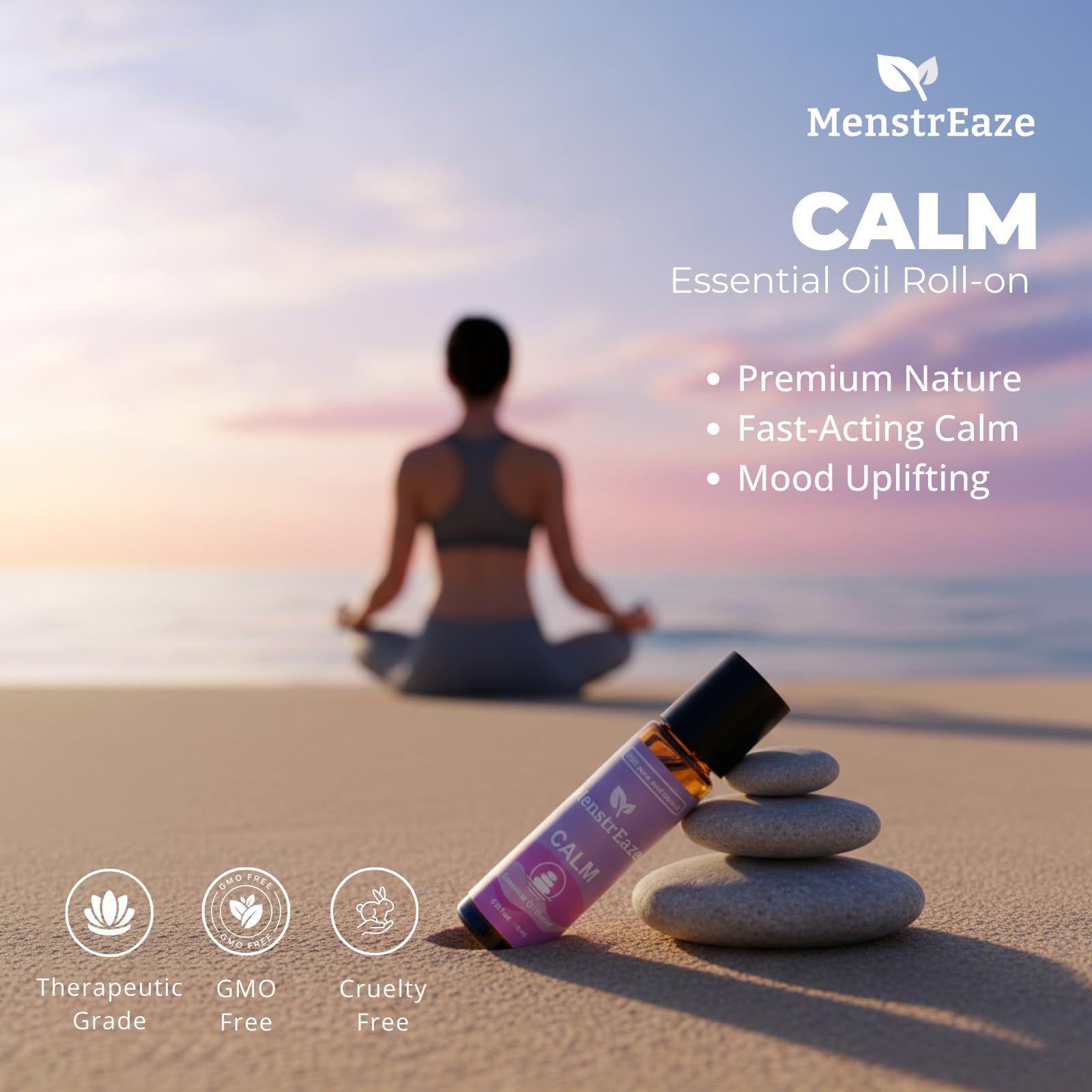 Rose Hip Oil base shown as carrier for skin-friendly hydration by MenstrEaze.