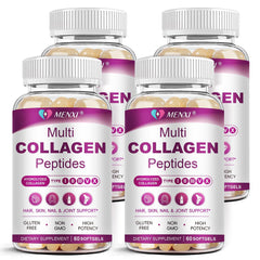 MENXI Multi Collagen Softgel bottle front for easy daily use