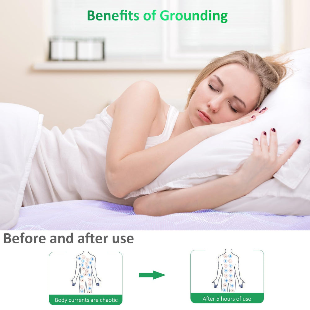 Merisky grounding cord attaches to sheet’s metal stud for reliable earth connection.