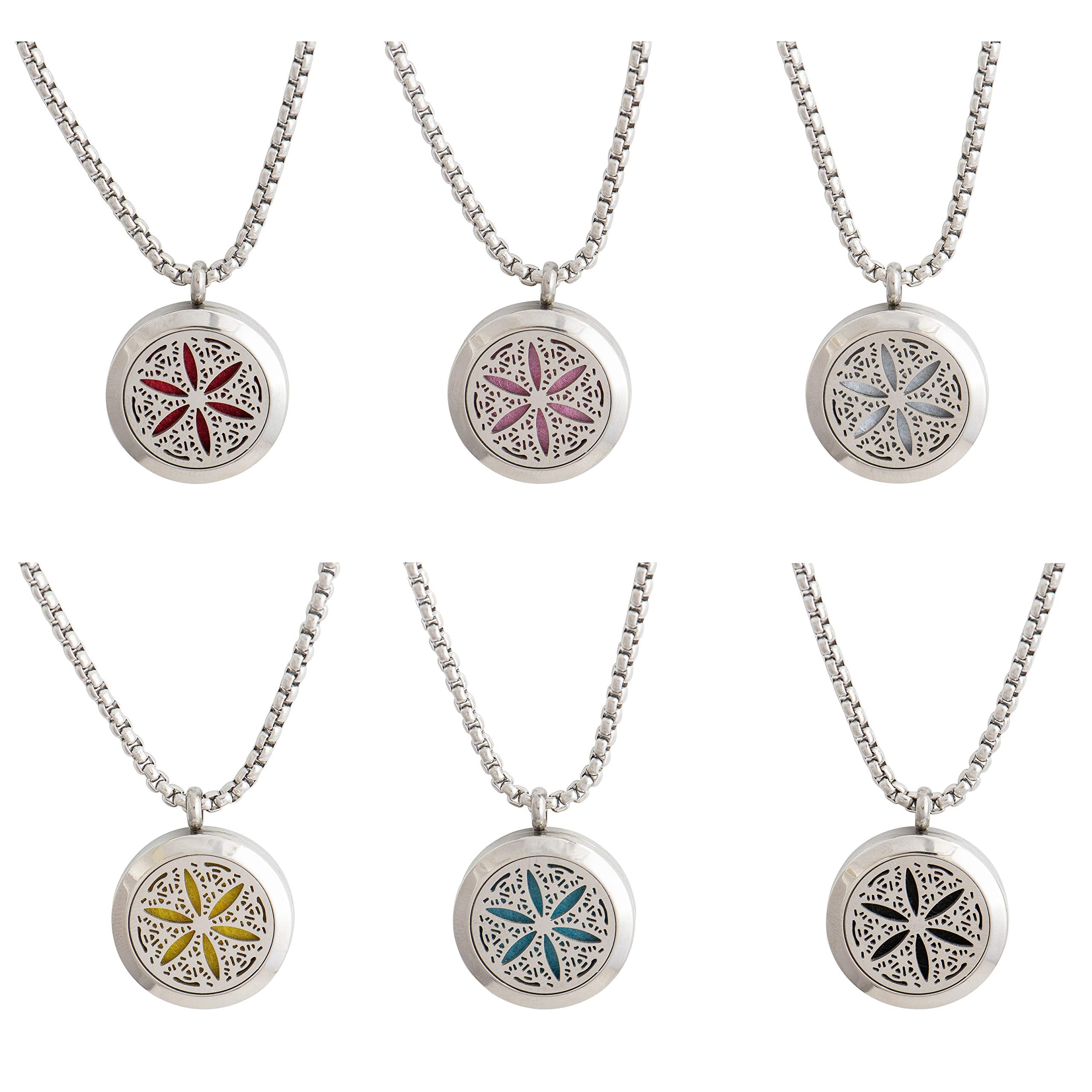 mEssentials 316L stainless steel diffuser necklace detail