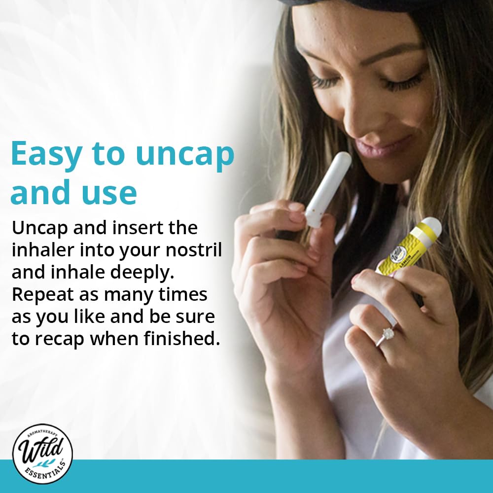 Messentials Inner Calm inhaler clove leaf note adds warm depth for mindful moments