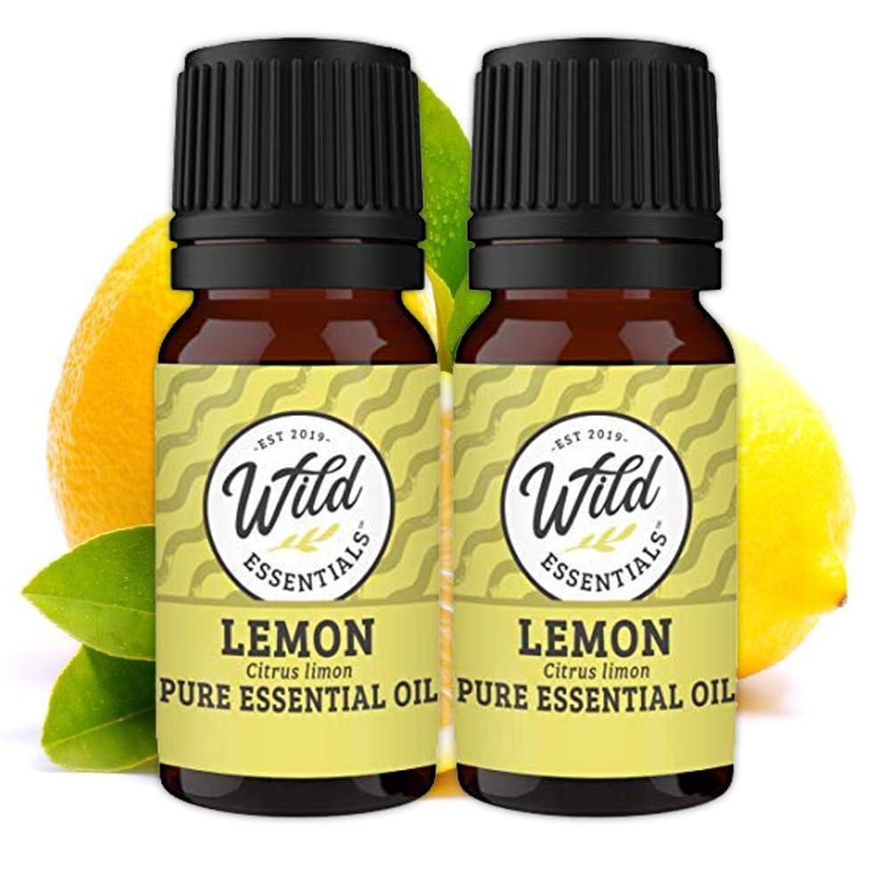 Messentials lemon 10ml bottle front view, for daily mood lift and fresh citrus atmosphere