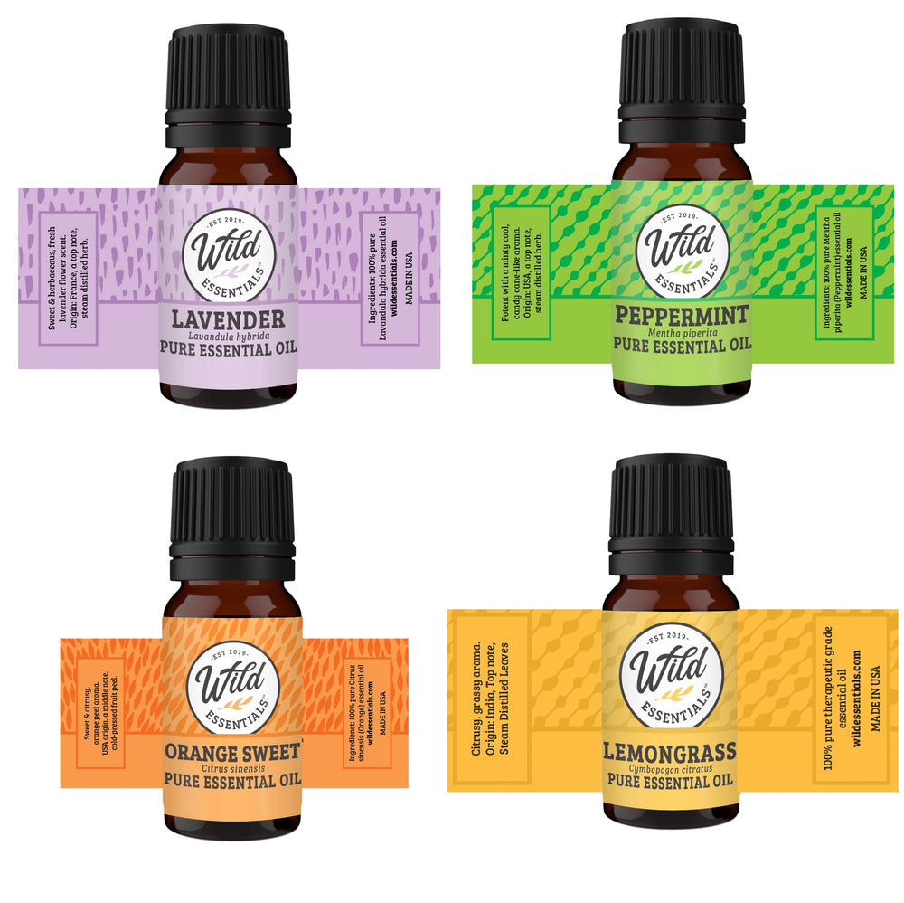 mEssentials four-oil set and pads offer versatile aromatherapy on the go