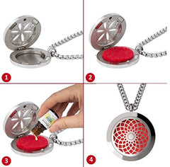 Messentials stainless-steel locket pendant for daily wear and durability