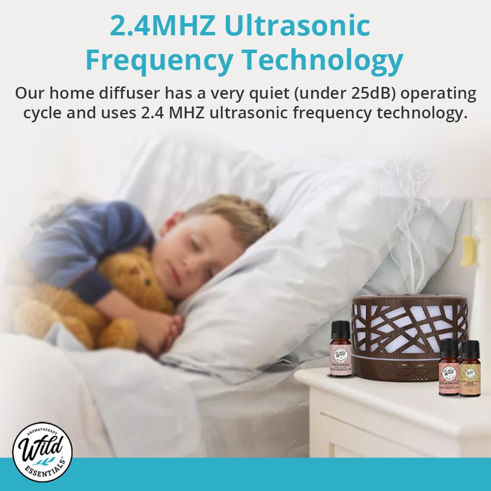 Messentials Wild Essentials diffuser in a living room setup for ambience