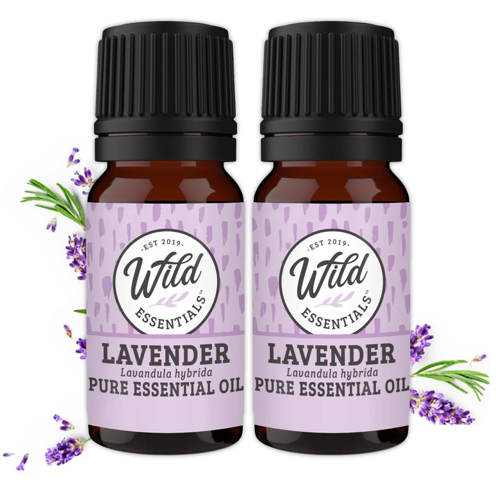Messentials Wild Essentials Lavender 10ml bottle closeup, ideal for relaxing routines