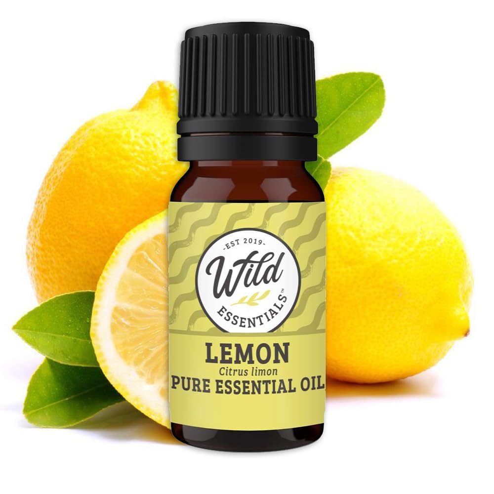 messentials Wild Essentials Lemon 10ml bottle for pure aromatherapy and mood lift