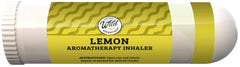 mEssentials Wild Essentials lemon inhaler back view highlighting portability.