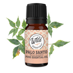 mEssentials Palo Santo oil bottle 10ml amber glass for pure aroma and diffusion